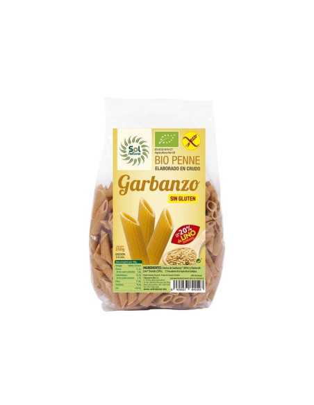 Penne de garbanzo y lino sin gluten bio 250g Sol Natural Penne de garbanzo y lino sin gluten bio 250g Sol Natural